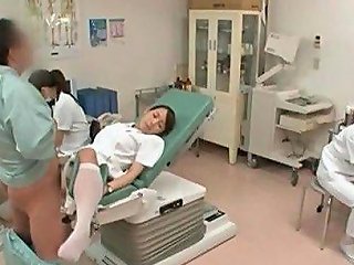 Cute Asian Nurse Fucks A Gyno Doctor