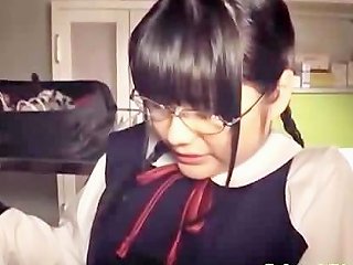 Schoolgirl With Glasses Tied To Chair Shaved Pussy Stimulated And Fucked With Toys By The Doctor In The Surgery
